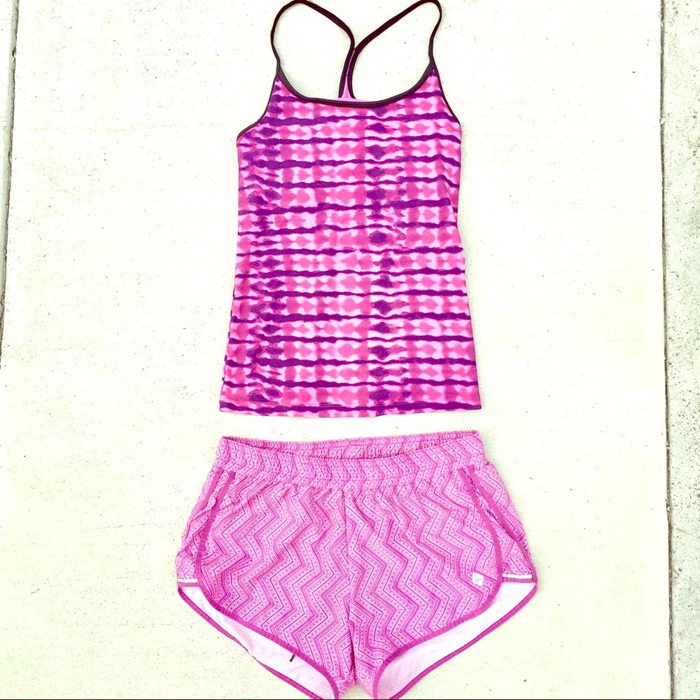 Women's Running Shorts and Tank top set bu…